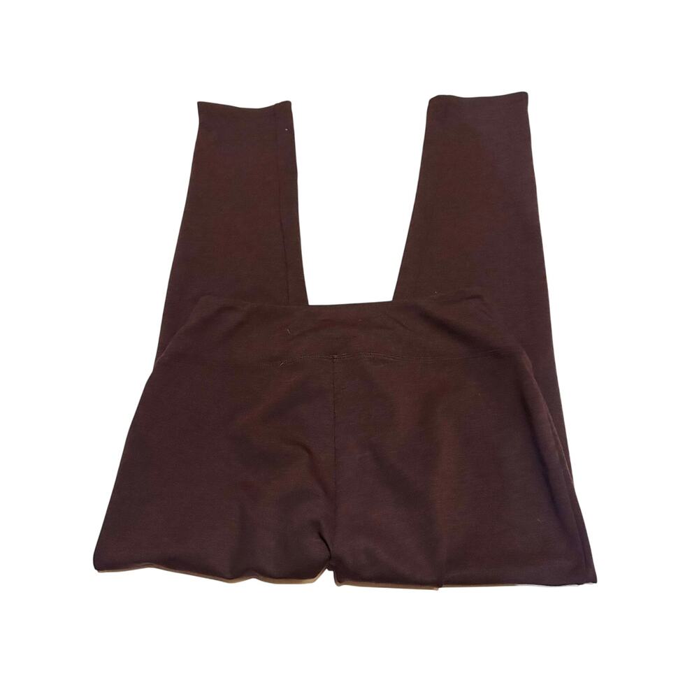 APT. 9 Dark Red Maroon Ankle Zip Career Pants Women's Large